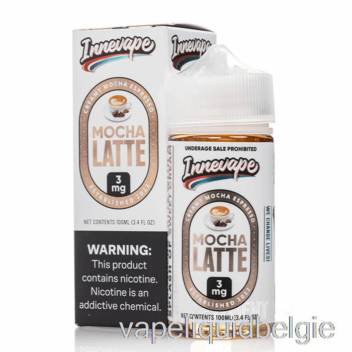 Vape Smaken Mokka Latte - Innevape - 100ml 0mg